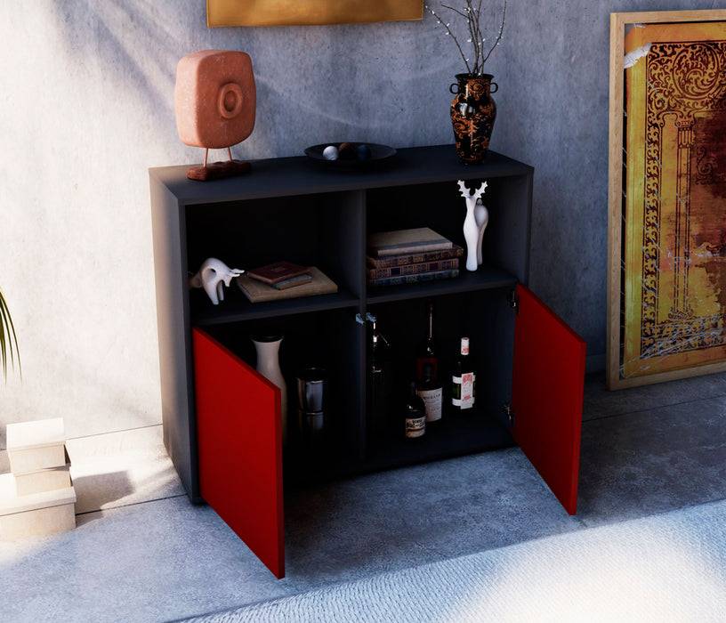 Stil Zeit Möbel Sideboard Camilla, Lila (92x79x35cm) Bis zu 50% Rabatt