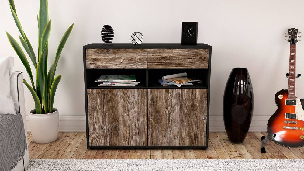 Stil Zeit Möbel Sideboard Bruna, Treibholz (92x79x35cm) Bis zu 65% Rabatt