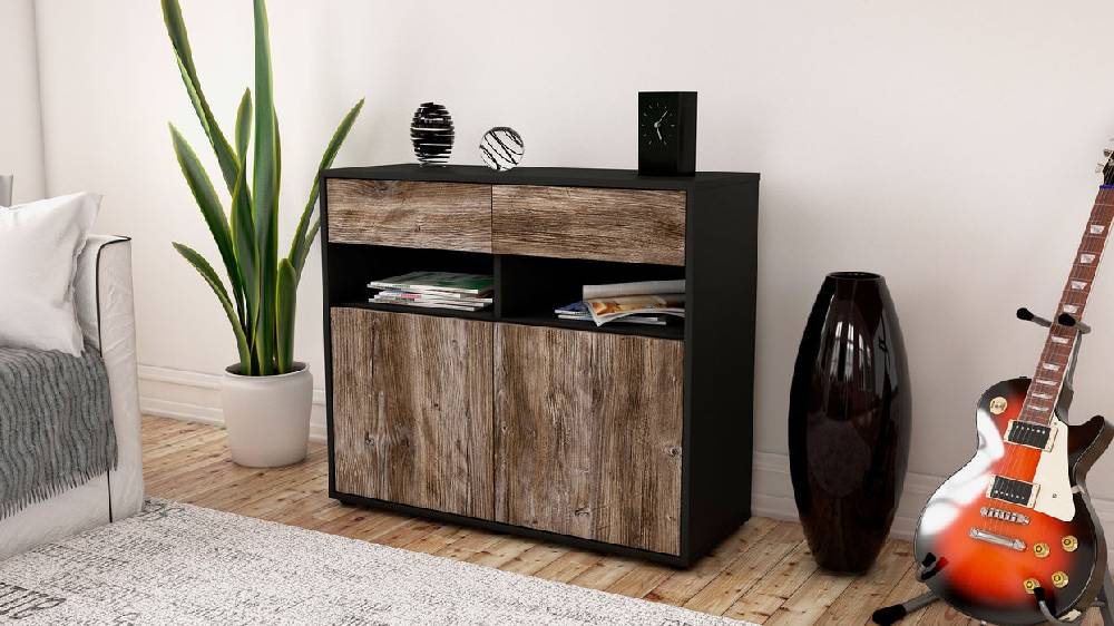 Stil Zeit Möbel Sideboard Bruna, Treibholz (92x79x35cm) Bis zu 65% Rabatt