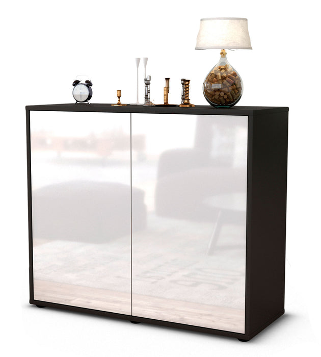 Stil Zeit Möbel Sideboard Blanka, Weiß (92x79x35cm)