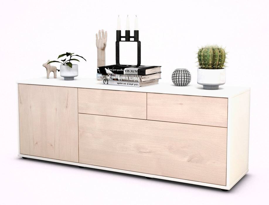 Stil Zeit Möbel Lowboard Annabell, Zeder (136x49x35cm) Super Rabatt