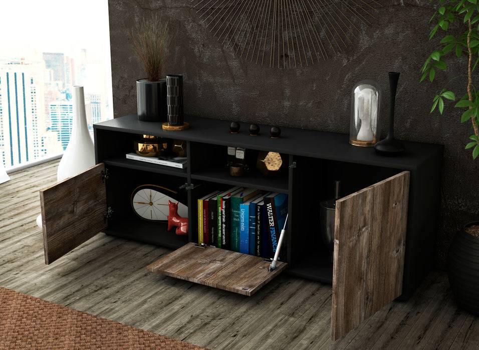 Stil Zeit Möbel Lowboard Anina, Eiche (136x49x35cm) im Angebot