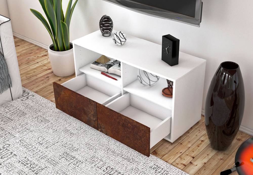 Stil Zeit Möbel Lowboard Aeon, Rost (92x49x35cm) Osterangebot