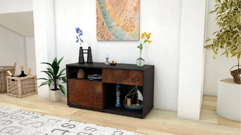 Stil Zeit Möbel Lowboard Alecia, Rost (92x49x35cm) Online Outlet