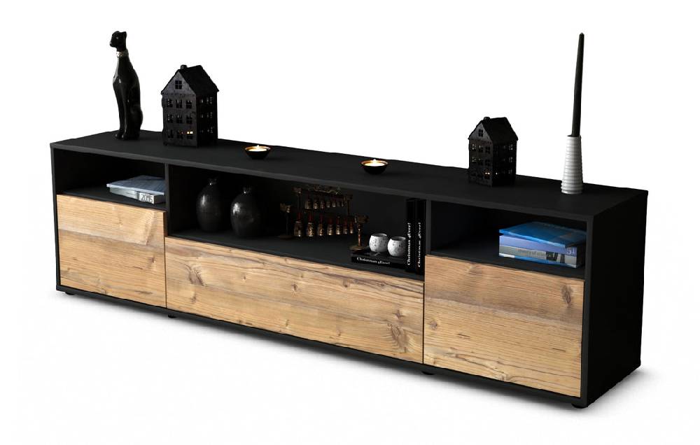Stil Zeit Möbel Lowboard Bionda, Pinie (180x49x35cm)