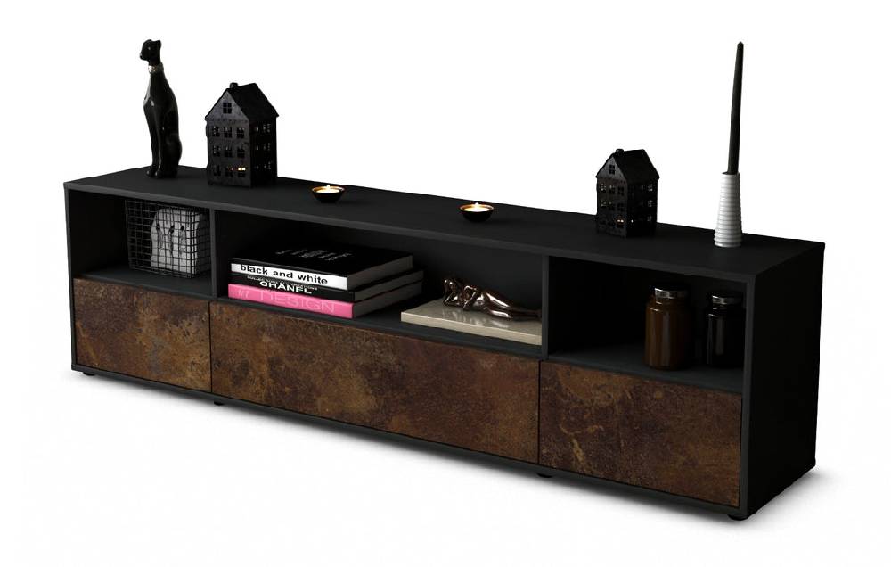 Stil Zeit Möbel Lowboard Aurelia, Rost (180x49x35cm)