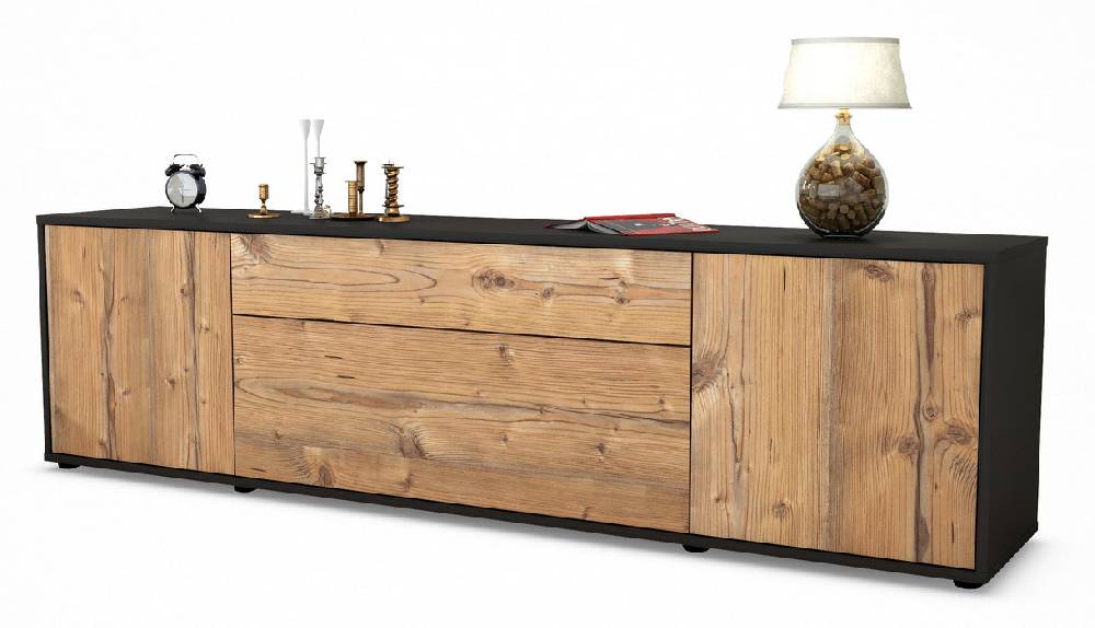 Stil Zeit Möbel Lowboard Aria, Pinie (180x49x35cm)