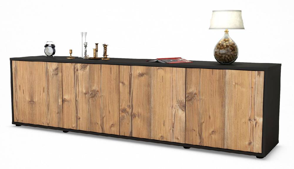Stil Zeit Möbel Lowboard Antonia, Pinie (180x49x35cm)
