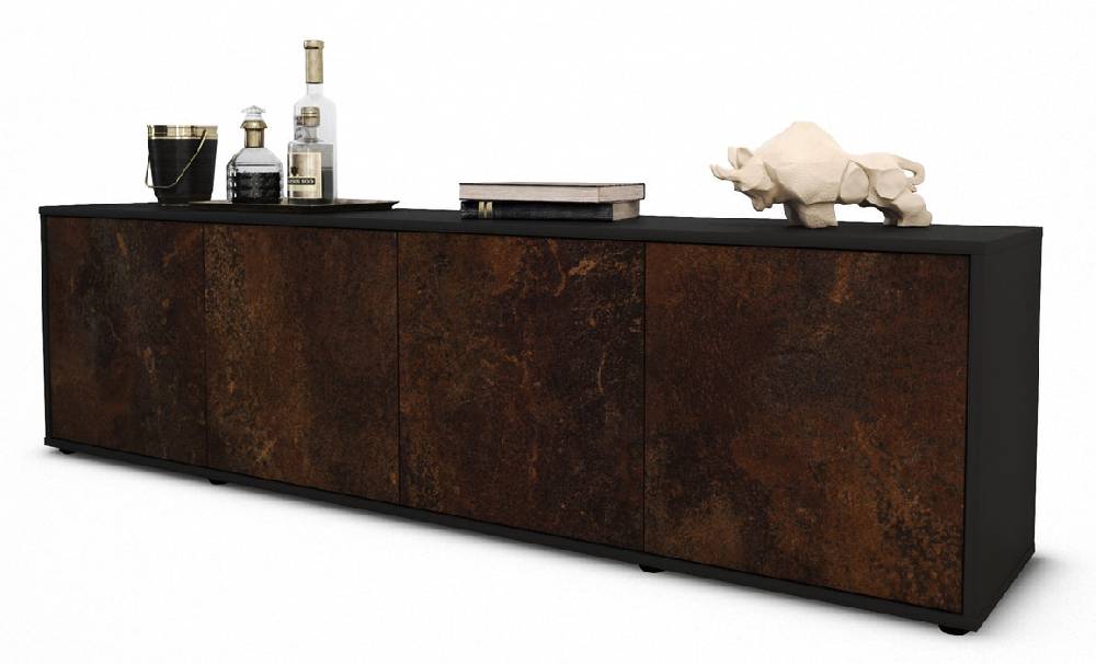 Stil Zeit Möbel Lowboard Antonia, Rost (180x49x35cm)