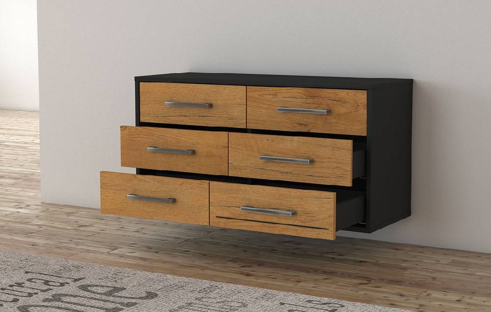 Stil Zeit Möbel Lowboard Baltimore, Pinie, hängend mit Griffen (92x49x35cm) Bis zu 50% Rabatt