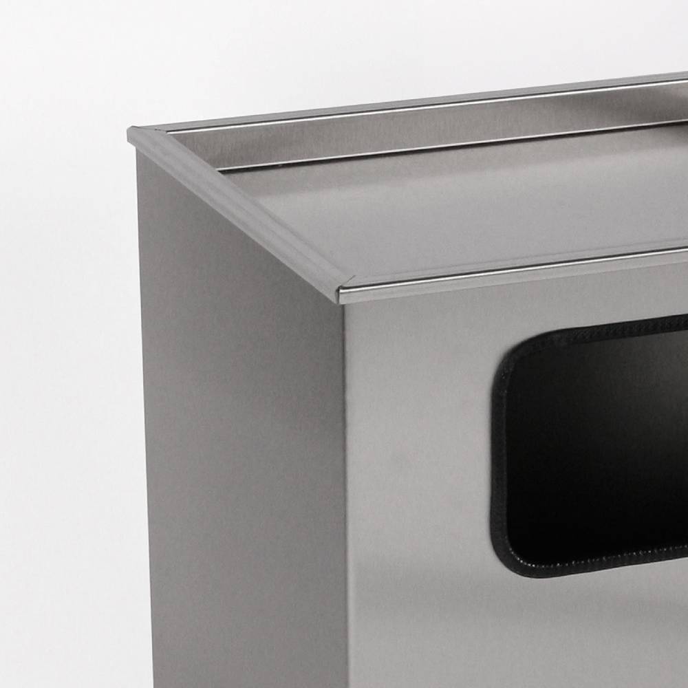Szagato Aschenbecher mit Mülleimer Classic 62x40x33cm 28 ltr Edelstahl inkl. Inneneimer SZAGATO Standascher Abfalleimer Mülleimer Aschenbecher Abfallsammler Zeitlich begrenztes Angebot
