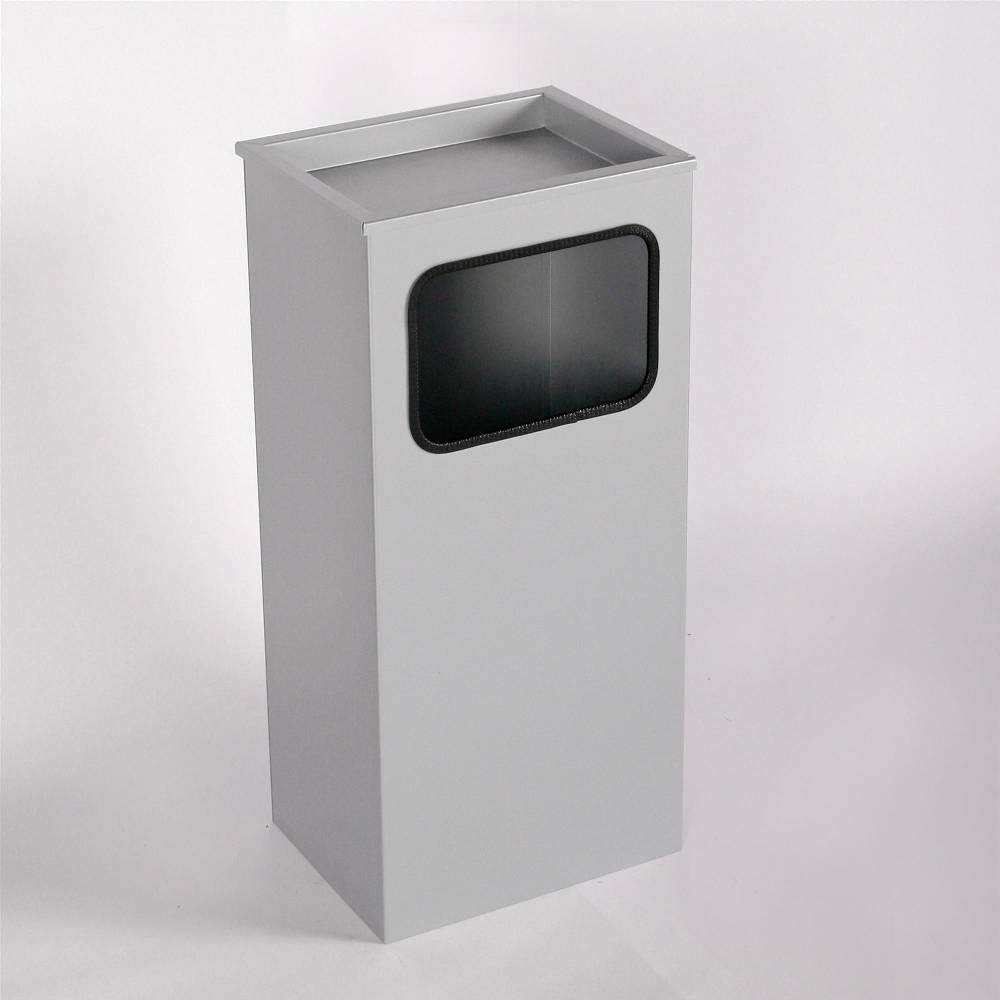 Szagato Aschenbecher mit Mülleimer Classic 62x30x23cm 12 ltr. grau inkl. Inneneimer SZAGATO Standascher Aschenbecher Abfalleimer Mülleimer mit Aschenbecher Exklusive Angebote