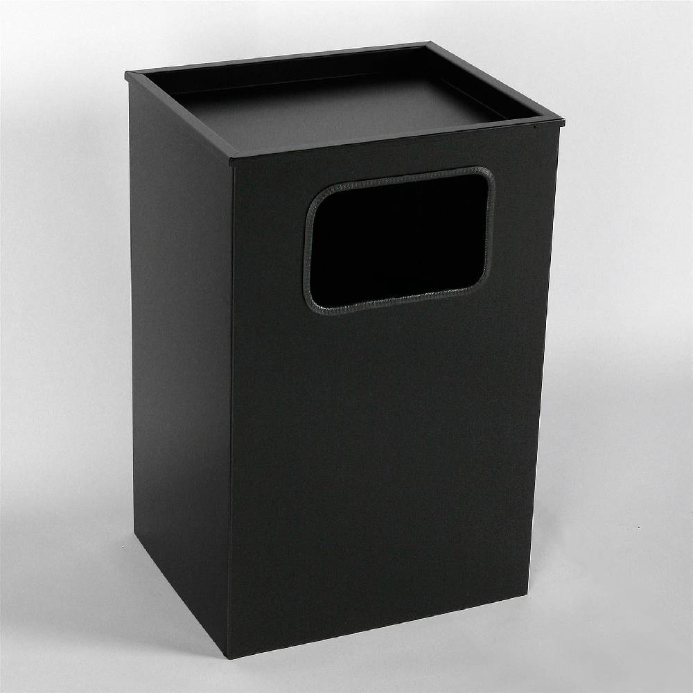 Szagato Aschenbecher mit Mülleimer Classic 62x40x33cm 28 ltr Schwarz inkl Inneneimer SZAGATO Standascher Abfalleimer Mülleimer mit Aschenbecher Abfallsammler Neuheiten