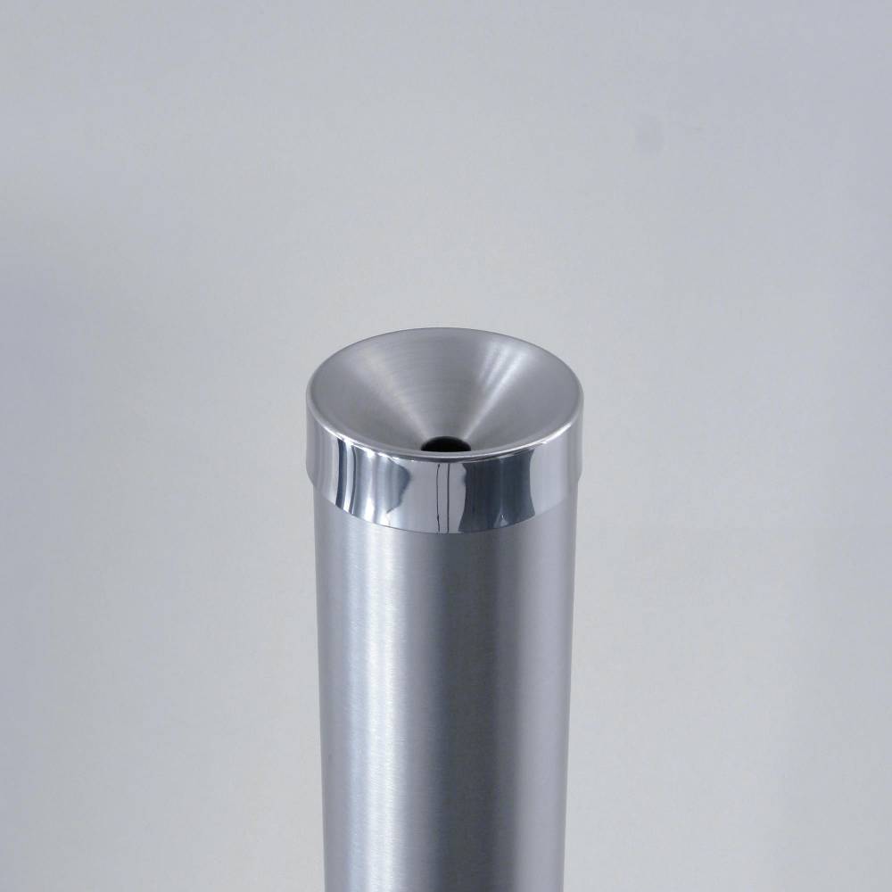 Szagato Aschenbecher Säule 81x25cm ALU SZAGATO Made in Germany Aluminium Aschenbecher groß Stand-Aschenbecher außen großer Aschenbecher stehend für draußen Kauf eins, bekomm eins gratis