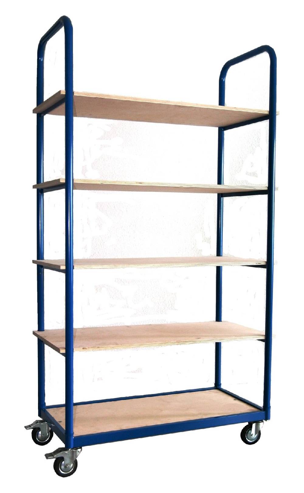 Szagato 250 kg PROFI Schiebebügelwagen 100x50cm blau 5 Böden SZAGATO Plattformwagen Tischwagen Schiebebügelwagen Rollwagen Rollregal Werkstattwagen Bis zu 50% Rabatt