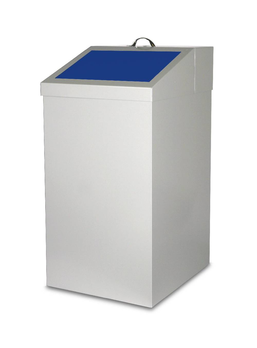 Szagato Abfallbehälter 54 ltr. HxBxT 65x34x38cm blau SZAGATO Made in Germany Abfalleimer Abfallsammler Mülleimer großes Volumen Wertstoffsammler groß stehend