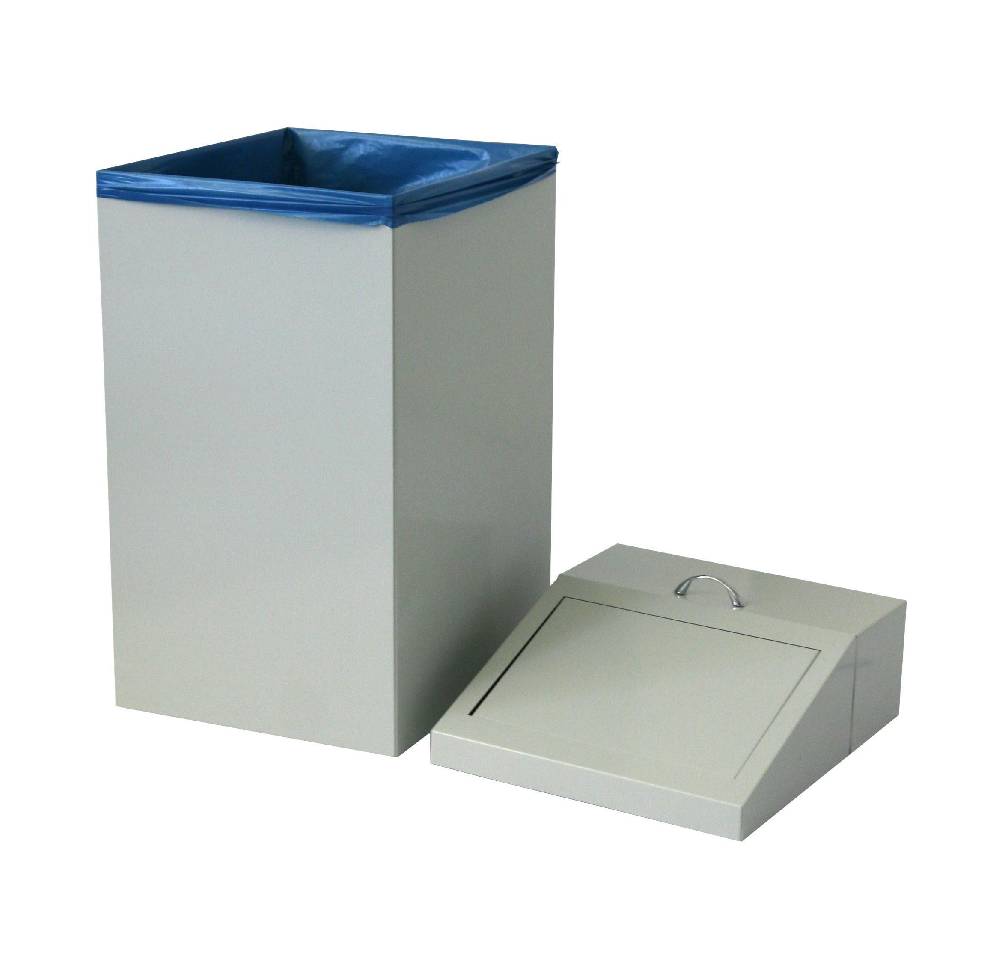 Szagato Abfallbehälter 54 ltr. HxBxT 65x34x38cm weiß SZAGATO Made in Germany Abfalleimer Abfallsammler Mülleimer großes Volumen Wertstoffsammler groß stehend 50% Rabatt für begrenzte Zeit