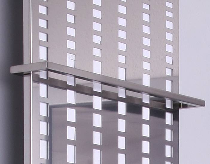 Szagato BADHEIZKÖRPER Design broken Mirror 2 120x47cm 799 Watt Edelstahl (+1 Halter 15mm) SZAGATO Designheizkörper Mittelanschluss Paneelheizkörper Online Shopping