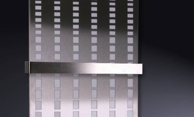 Szagato BADHEIZKÖRPER Design broken Mirror 2 120x47cm 799 Watt Edelstahl matt (+1 Halter 50mm) SZAGATO Designheizkörper mit Mittelanschluss Handtuchwärmer Cyber Monday