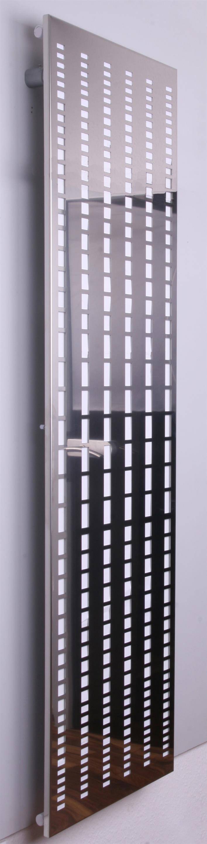 Szagato BADHEIZKÖRPER Design broken Mirror 2 120x47cm 799 Watt Edelstahl poliert SZAGATO Designheizkörper Handtuchheizkörper Mittelanschluss Handtuchwärmer Osterangebot