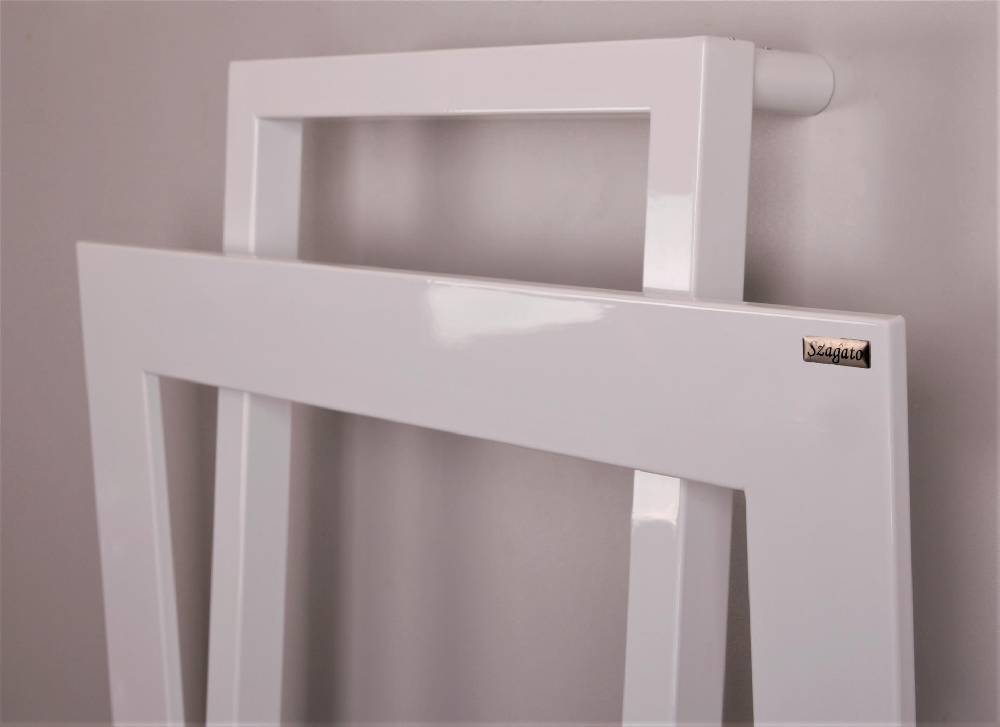 Szagato BADHEIZKÖRPER Design ART I 180x60cm 1019 Watt weiß + Heizstab 900 Watt SZAGATO Designheizkörper Handtuchheizkörper mit Mittelanschluss Handtuchwärmer Räumungsverkauf