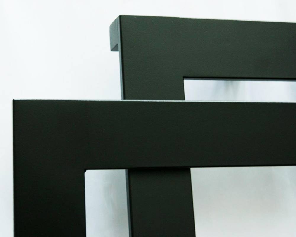Szagato BADHEIZKÖRPER Design ART II (breite Version) 180x60cm 1019Watt schwarz SZAGATO Designheizkörper Handtuchheizkörper mit Mittelanschluss Handtuchwärmer Sonderangebote