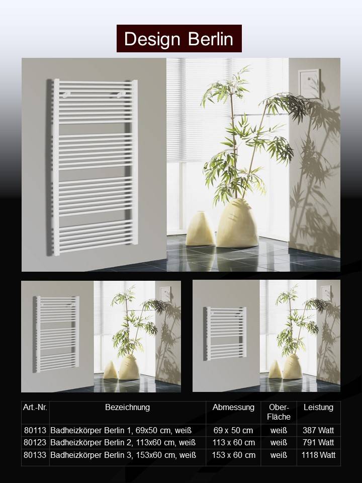Szagato BADHEIZKÖRPER Design Berlin 1 69x50cm 387 Watt weiß SZAGATO Handtuchheizkörper mit Seitenanschluss Handtuchwärmer mit Seitenanschluss Tiefpreis