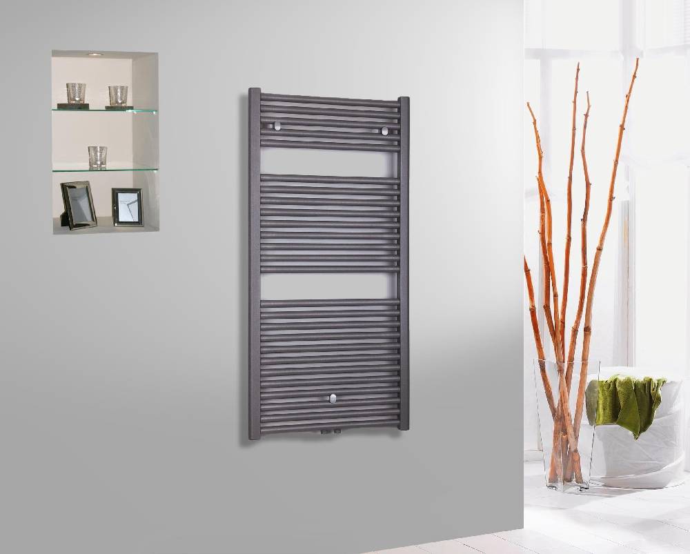 Szagato BADHEIZKÖRPER Design Bremen 2 121x60cm 1018 Watt anthrazit moonstone SZAGATO Handtuchheizkörper Mittelanschluss Handtuchwärmer Mittelanschluss Letzter Tag