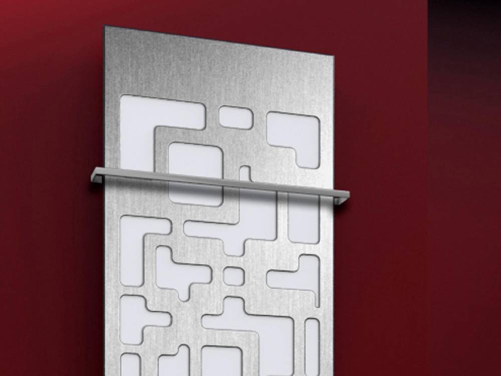 Szagato BADHEIZKÖRPER Design Downtown 3 180x47cm 1118 Watt Edelstahl matt (+2 Halter 15mm) SZAGATO Designheizkörper Handtuchheizkörper mit Mittelanschluss Hotsell