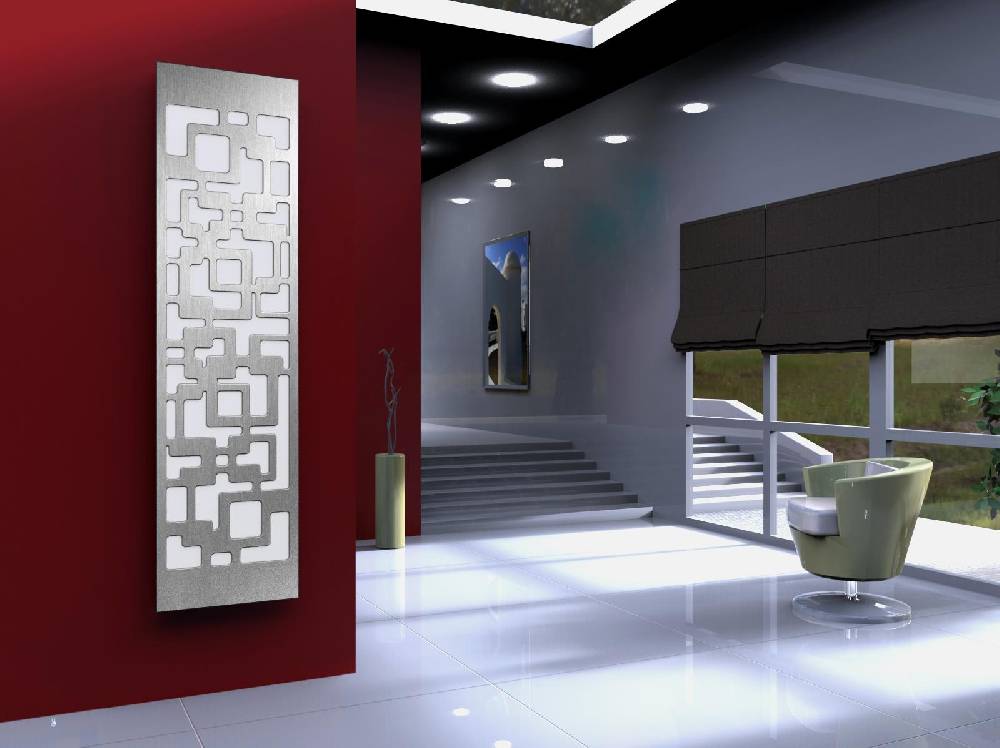 Szagato BADHEIZKÖRPER Design Downtown 3 180x47cm 1118 Watt Edelstahl matt SZAGATO Designheizkörper Handtuchheizkörper mit Mittelanschluss Handtuchwärmer Schlussverkauf