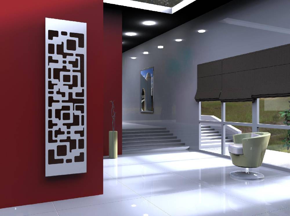 Szagato BADHEIZKÖRPER Design Downtown 3 180x47cm 1118 Watt weiß SZAGATO Designheizkörper Handtuchheizkörper mit Mittelanschluss Handtuchwärmer Kostenloser Versand