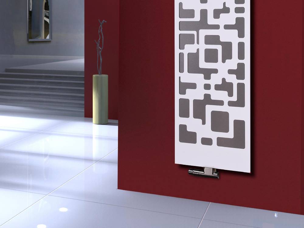 Szagato BADHEIZKÖRPER Design Downtown 3 180x47cm 1118 Watt weiß SZAGATO Designheizkörper Handtuchheizkörper mit Mittelanschluss Handtuchwärmer Kostenloser Versand