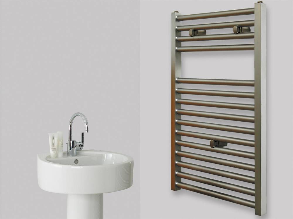 Szagato BADHEIZKÖRPER Design Edelstahl 1 77x60cm 581 Watt SZAGATO Handtuchheizkörper mit Seitenanschluss Handtuchwärmer mit Seitenanschluss Limitierter Zeitrabatt