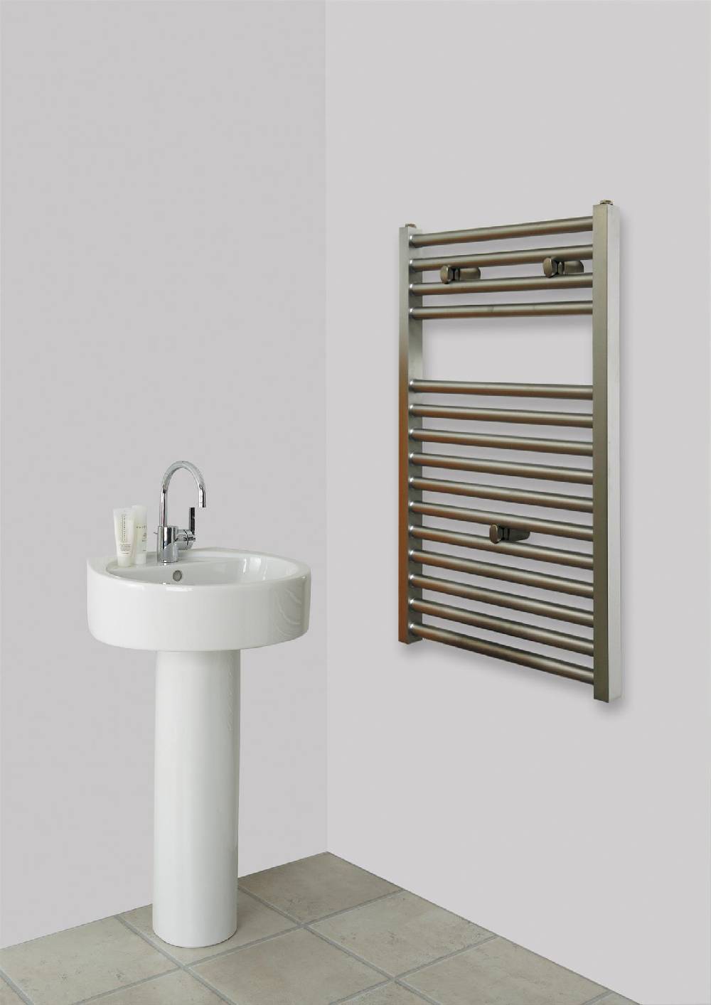 Szagato BADHEIZKÖRPER Design Edelstahl 1 77x60cm 581 Watt SZAGATO Handtuchheizkörper mit Seitenanschluss Handtuchwärmer mit Seitenanschluss Limitierter Zeitrabatt