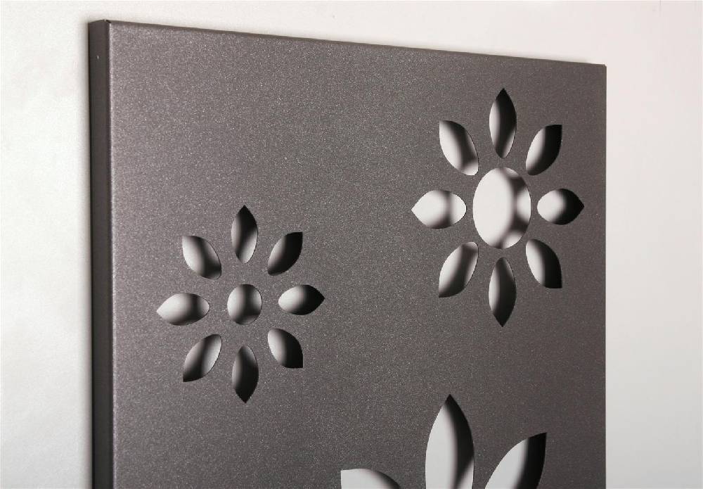 Szagato BADHEIZKÖRPER Design Flower 2 120x47cm 1118 Watt anthrazit moonstone SZAGATO Designheizkörper Handtuchheizkörper mit Mittelanschluss Handtuchwärmer Sonderangebot