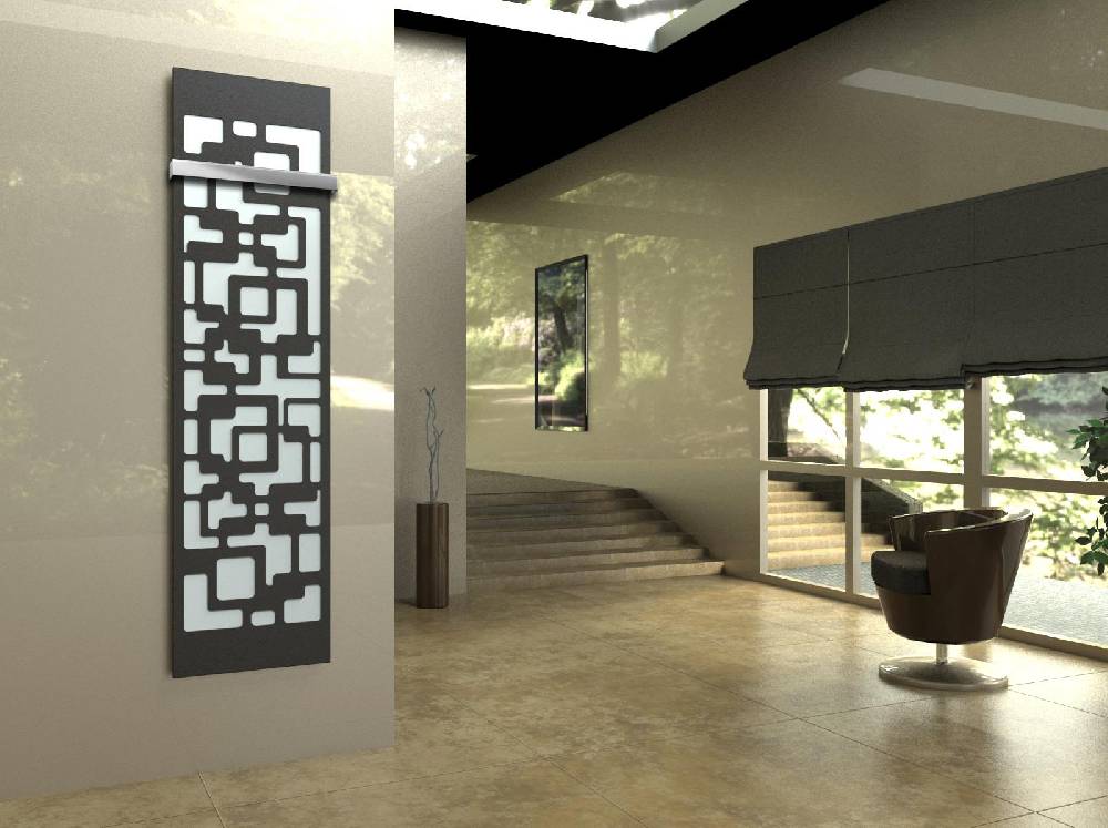 Szagato BADHEIZKÖRPER Design Downtown 3 180x47cm 1118 Watt anthrazit - moonstone (+1 Halter 50mm) SZAGATO Designheizkörper mit Mittelanschluss Handtuchwärmer Räumungsverkauf