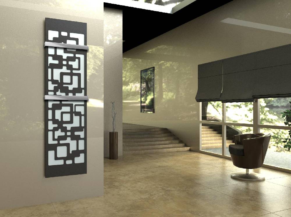 Szagato BADHEIZKÖRPER Design Downtown 3 180x47cm 1118 Watt anthrazit - moonstone (+2 Halter 50mm) SZAGATO Designheizkörper mit Mittelanschluss Handtuchwärmer Tägliche Deals