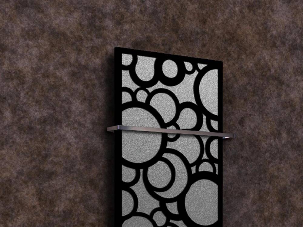 Szagato BADHEIZKÖRPER Design Kreta 2 120x47cm 799 Watt anthrazit moonstone schwarz (+1 Halter 15mm) SZAGATO Designheizkörper Mittelanschluss Handtuchwärmer Bis zu 55% Rabatt