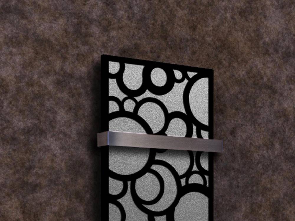 Szagato BADHEIZKÖRPER Design Kreta 2 120x47cm 799 Watt anthrazit moonstone schwarz (+1 Halter 50mm) SZAGATO Designheizkörper Mittelanschluss Handtuchwärmer Discount Store für neue Produkte