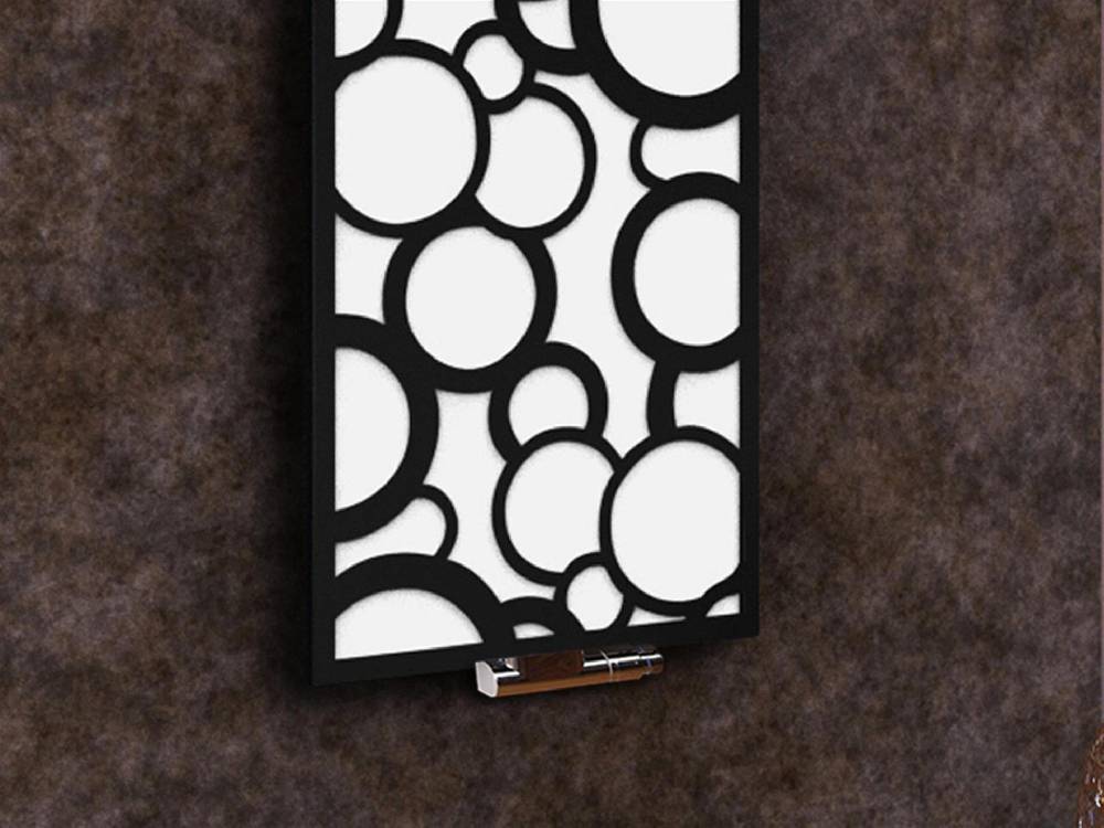 Szagato BADHEIZKÖRPER Design Kreta 2 120x47cm 799 Watt weiß schwarz SZAGATO Designheizkörper Handtuchheizkörper mit Mittelanschluss Handtuchwärmer Begrenzt auf 3 Tage