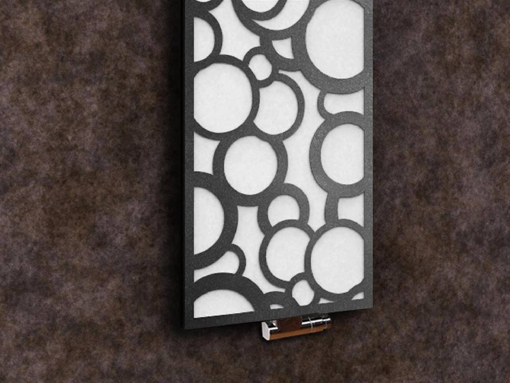 Szagato BADHEIZKÖRPER Design Kreta 2 120x47cm 799Watt weiß anthrazit - moonstone (+1 Halter 15mm) SZAGATO Designheizkörper mit Mittelanschluss Handtuchwärmer Speichern exportieren