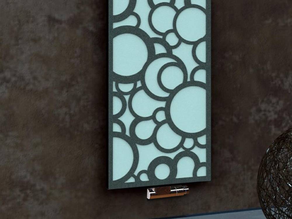 Szagato BADHEIZKÖRPER Design Kreta 3 180x47cm 1118 Watt anthrazit - moonstone (+1 Halter 15mm) SZAGATO Designheizkörper Mittelanschluss Handtuchwärmer zollfrei