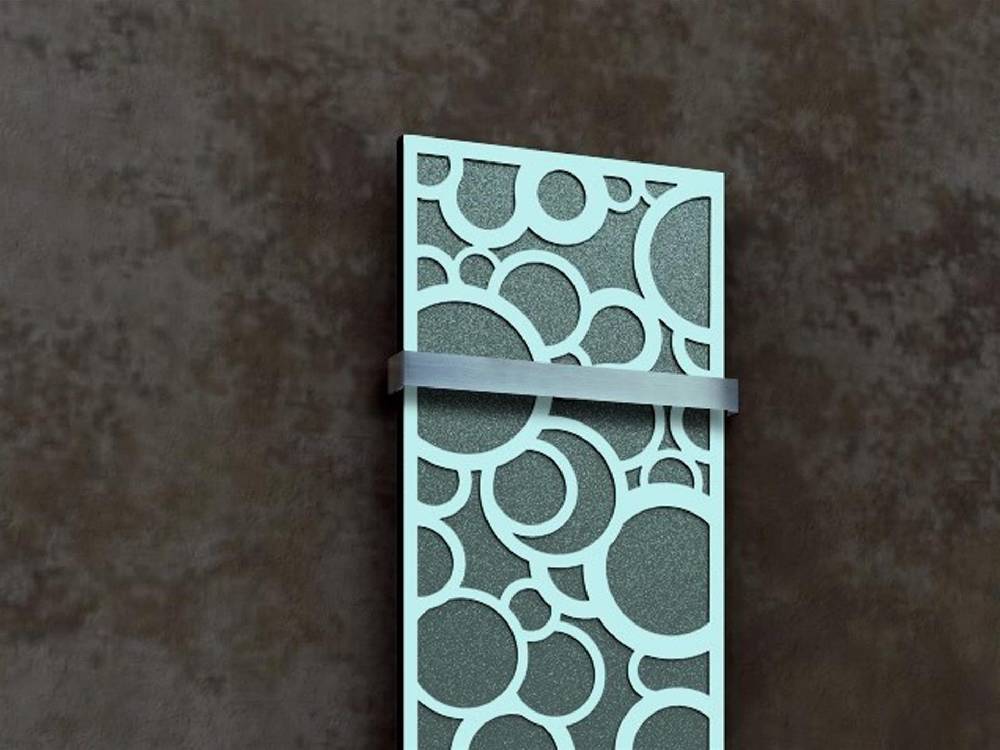 Szagato BADHEIZKÖRPER Design Kreta 3 180x47cm 1118 Watt anthrazit moonstone weiß (+1 Halter 50mm) SZAGATO Designheizkörper mit Mittelanschluss Handtuchwärmer 2025