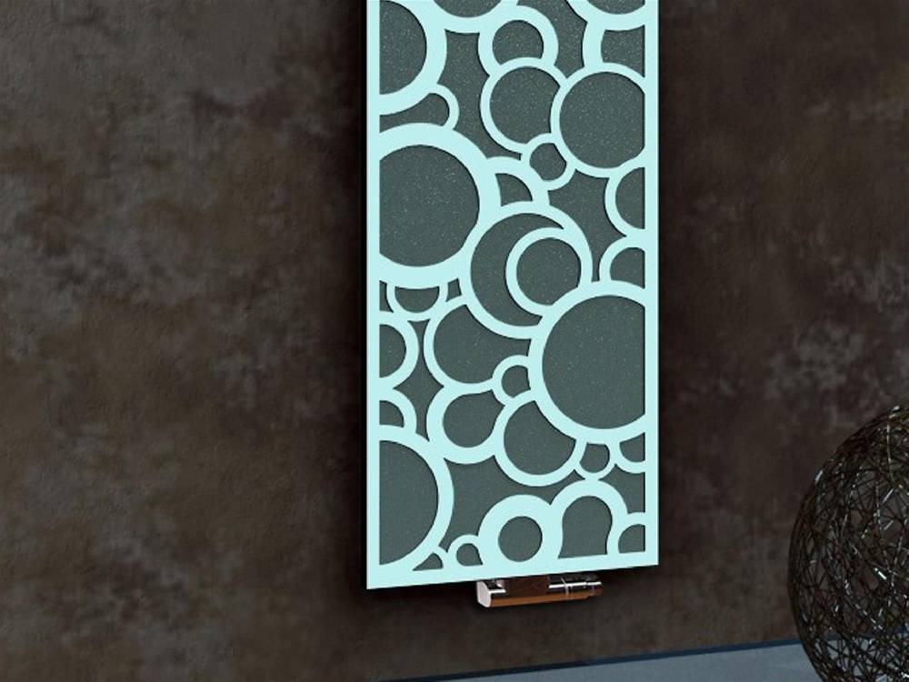 Szagato BADHEIZKÖRPER Design Kreta 3 180x47cm 1118 Watt anthrazit moonstone weiß (+1 Halter 50mm) SZAGATO Designheizkörper mit Mittelanschluss Handtuchwärmer 2025