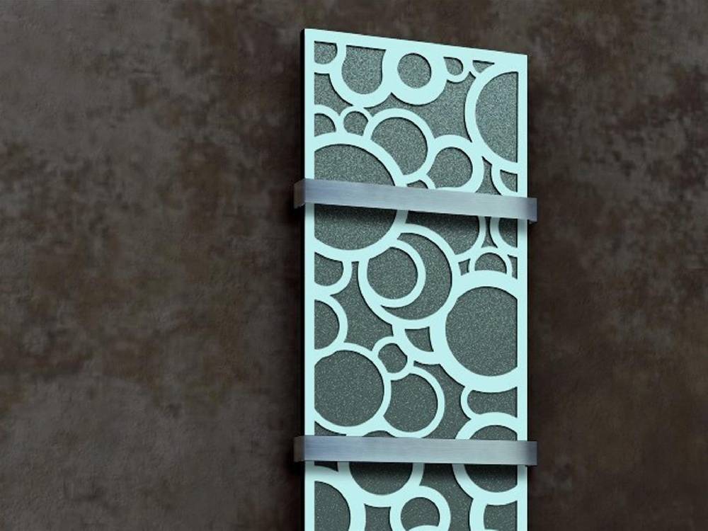 Szagato BADHEIZKÖRPER Design Kreta 3 180x47cm 1118 Watt anthrazit moonstone weiß (+2 Halter 50mm) SZAGATO Designheizkörper mit Mittelanschluss Handtuchwärmer Outlet