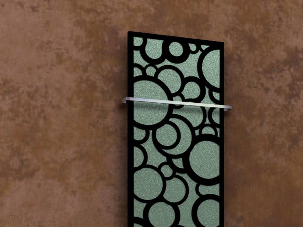 Szagato BADHEIZKÖRPER Design Kreta 3 180x47cm 1118 Watt schwarz (+1 Halter 15mm) SZAGATO Designheizkörper Handtuchheizkörper Mittelanschluss Handtuchwärmer Verkauf