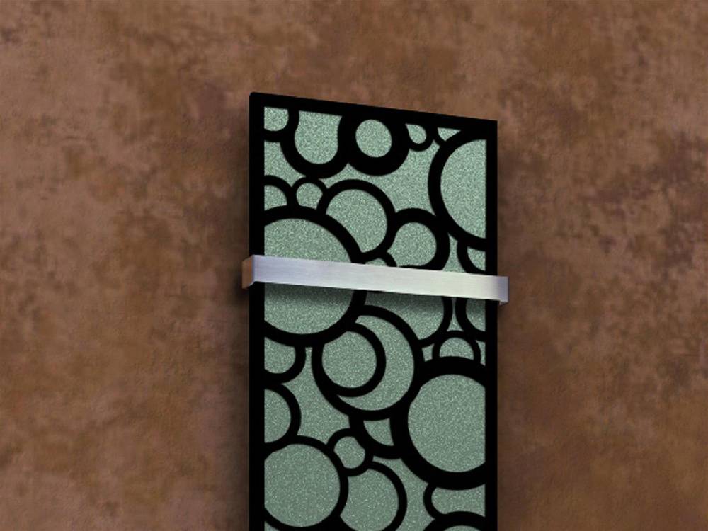 Szagato BADHEIZKÖRPER Design Kreta 3 180x47cm 1118 Watt schwarz (+1 Halter 50mm) SZAGATO Designheizkörper Handtuchheizkörper Mittelanschluss Handtuchwärmer Angebote