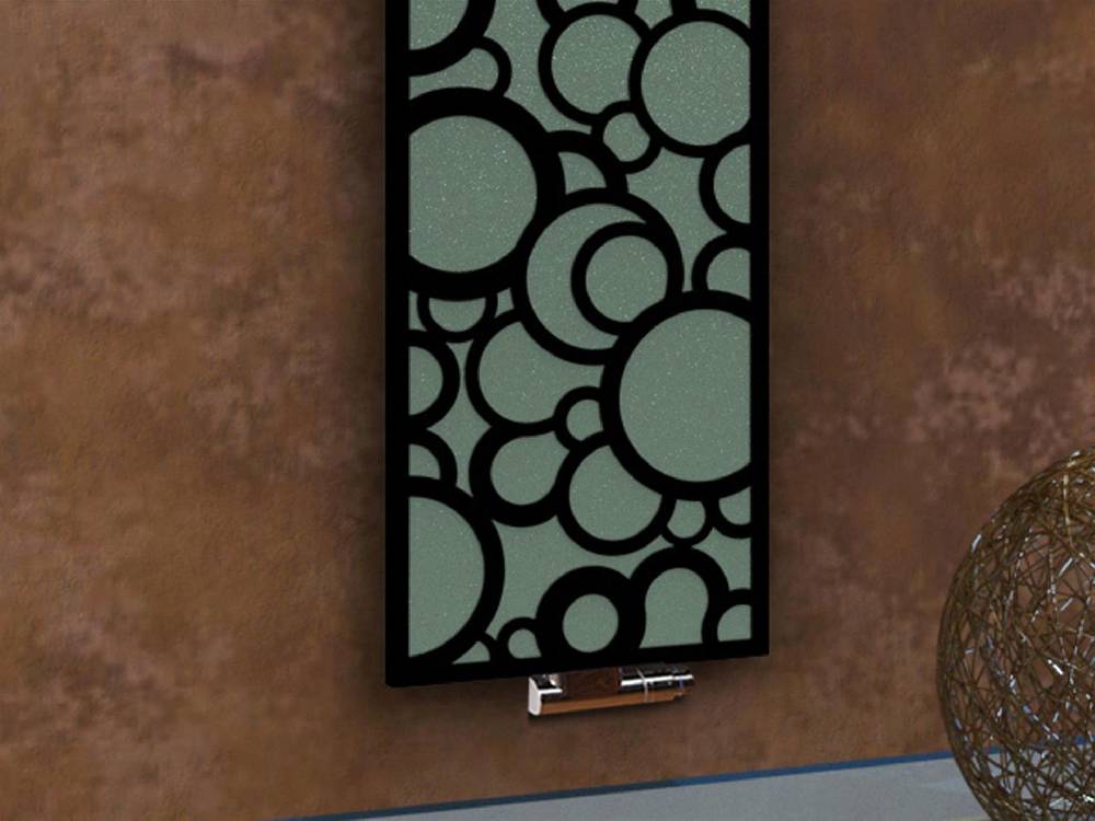Szagato BADHEIZKÖRPER Design Kreta 3 180x47cm 1118 Watt schwarz (+1 Halter 50mm) SZAGATO Designheizkörper Handtuchheizkörper Mittelanschluss Handtuchwärmer Angebote
