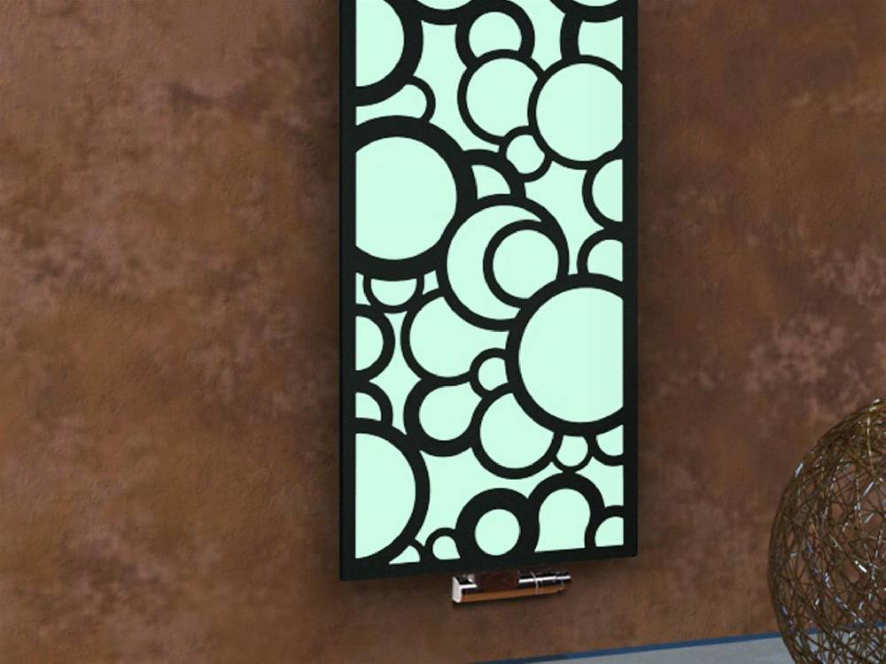 Szagato BADHEIZKÖRPER Design Kreta 3 180x47cm 1118 Watt schwarz +1 Halter 50mm SZAGATO Designheizkörper Handtuchheizkörper mit Mittelanschluss Handtuchwärmer Günstiger Verkauf