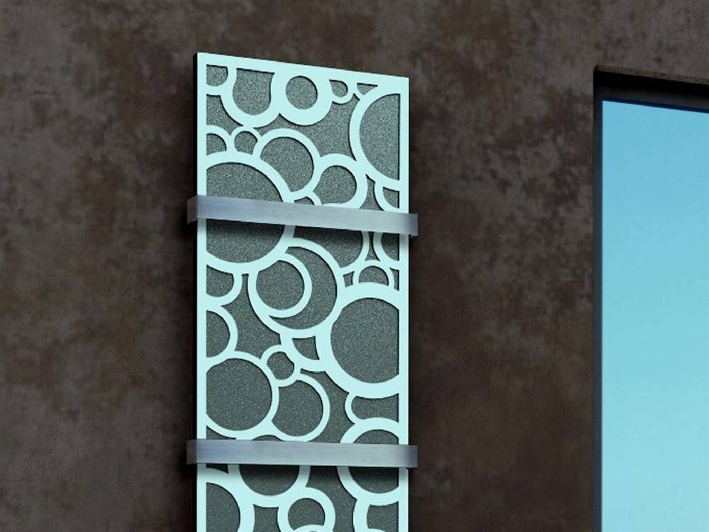 Szagato BADHEIZKÖRPER Design Kreta 3 180x47cm 1118Watt anthrazit - moonstone (+2 Halter 50mm) SZAGATO Designheizkörper Handtuchheizkörper mit Mittelanschluss Limitierter Zeitrabatt